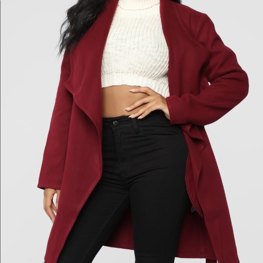Manhattan Coat - Wine FN